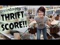 Vintage SCORE at the Thrift Store | Antiques Buying & Reselling | Crazy Lamp Lady