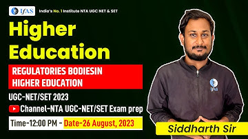 Regulatory Bodies in Higher Education | UGC NET Paper 1 Higher Education