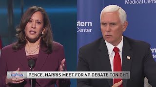 Pence, Harris meet for VP debate Wednesday night