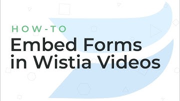How To Add a Form to a Wistia Video // Digital Distribution