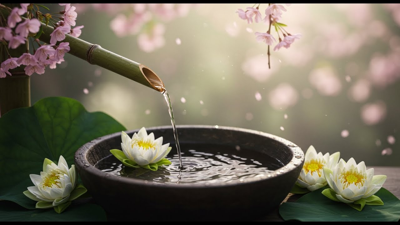 Relaxing Music with Water Sounds for Stress Relief Reduces Anxiety, Stress & Fatigue, Sleep 🍀