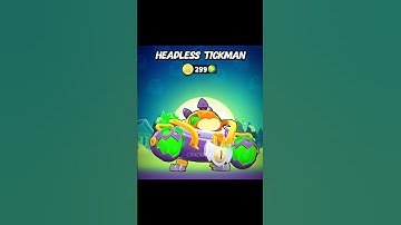 NEW HEADLESS TICKMAN SKIN! 💀 #brawlstars #shorts #fypシ゚viral #flyxo
