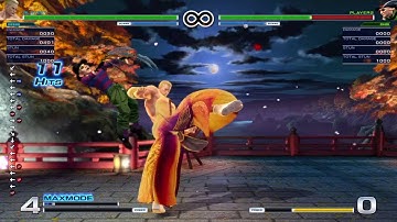 KOFXIV: Geese mid counter combo