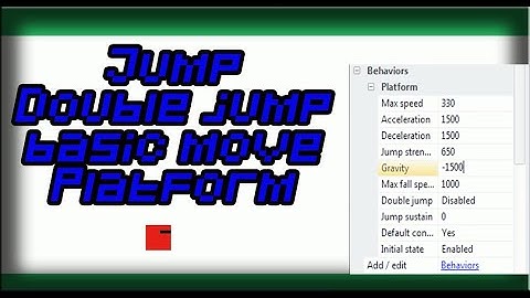 Membuat game tanpa coding - part3-basic Platform -construct 2