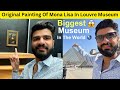 Exploring The Louvre Museum In Paris🇫🇷 |Original Painting Of Mona Lisa 😱| Glass Pyramid In Paris.