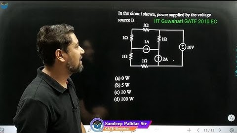Lec 54 IIT Guwahati GATE 2010 EC #networktheory #gcentrickapp #gatepyqs #sandeeppatidarsir