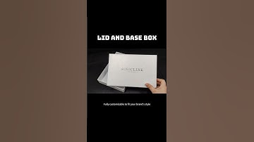 Custom Packaging Lid and Base Boxes 📦 #PackagingSolutions #CustomPackaging #shorts