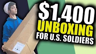 $1,400 Airsoft Unboxing for Active U.S. Army Soldiers screenshot 5