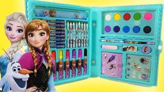Jogos de Pintar Frozen Colorir Vestido de princesa Ana e Rainha Elsa Disney Arte Ana e kristoff