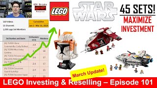 TOP STAR WARS LEGO INVESTMENT SETS retiring end of 2024 (March Update)  Maximize ROI!