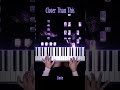 지민 (Jimin) - Closer Than This Piano Cover #CloserThanThis #Jimin #PianellaPianoShorts