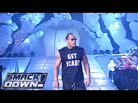 The Rock Entrance 2002 San Antonio, TX ( Huge Pop) SMACKDOWN!