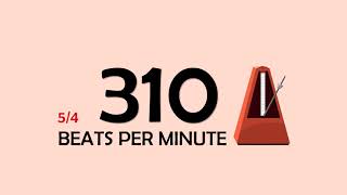 310 BPM 5/4 Metronome