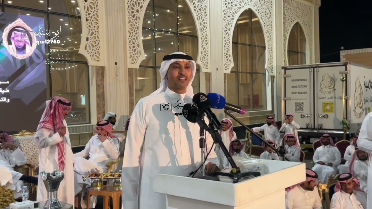 قاف الشاعر :مدشوش الاكلبي والشاعر:محمد السناني زواج الشاب فايز علي دامس الاثلي الشهري بيشه