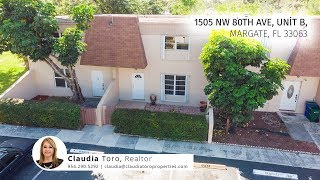 1505 NW 80 Ave Unit B, Margate, FL 33063