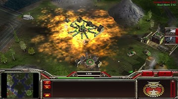Command & Conquer: Generals, Alphatriad Map, China vs USA and GLA, Brutal Difficulty