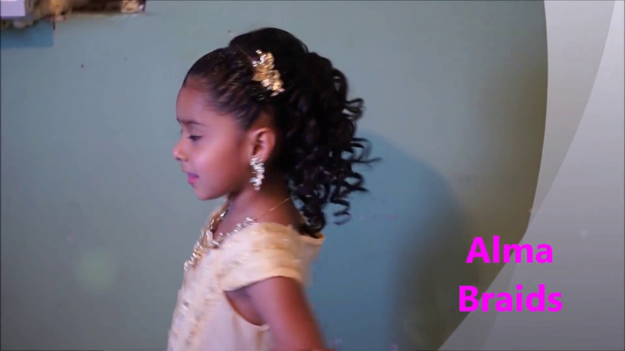 Peinado para niñas, Princesa Bella - YouTube