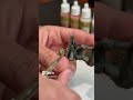 Practice painting miniature faces with plastic army men #toys #armytoys #miniaturepainting