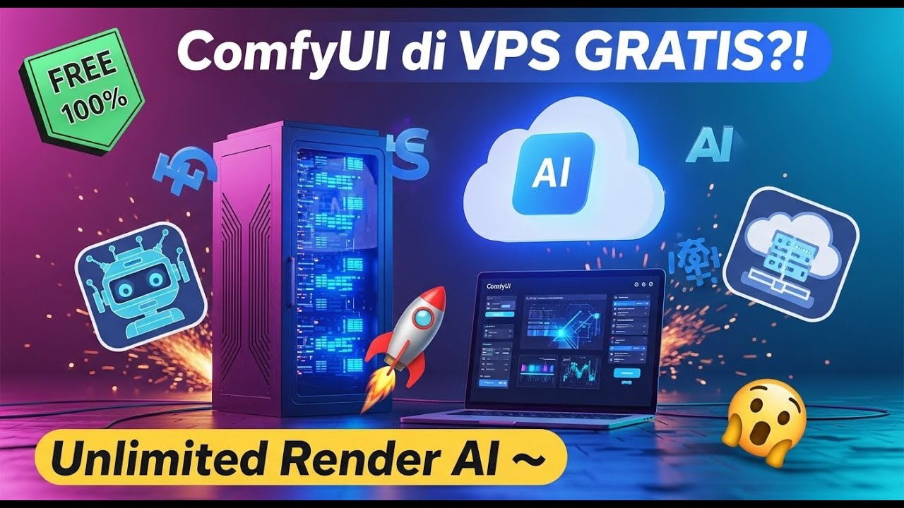ComfyUI di VPS GRATIS 🚀 Tutorial Install & Cara Pakai Lengkap! - YouTube