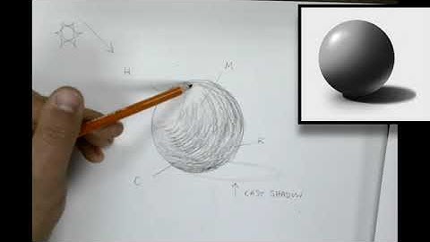 Charcoal Drawing - SPHERE exercise