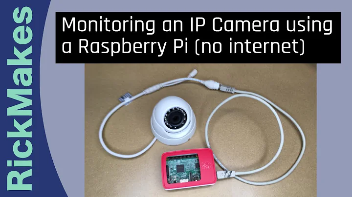 Monitoring an IP Camera using a Raspberry Pi (no internet)