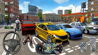 Taxi Sim 2020 #12 Collision in New York! Taxi Game Android gameplay screenshot 3