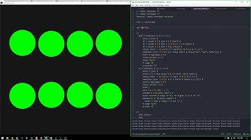 TidalCycles + Processing