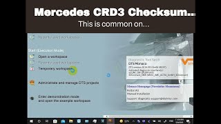 Mercedes CRD3 Checksum Bypass with Vediamo