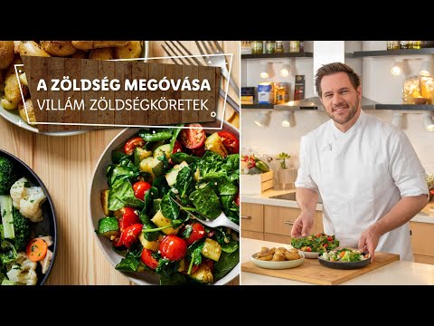 Videó: Zöldségek és Tőkehal