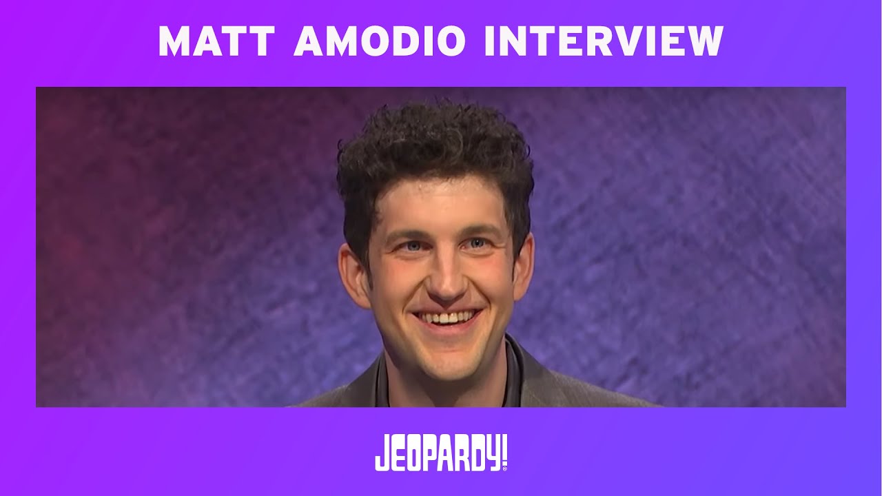 Winners Circle Interview Matt Amodio JEOPARDY! YouTube