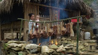 The Life of a 17-Year-Old Single Mother - How to Preserve Wild Boar Meat And Born Chicks by Ly Tieu Ca  2,315,872 views 2 months ago 21 minutes
