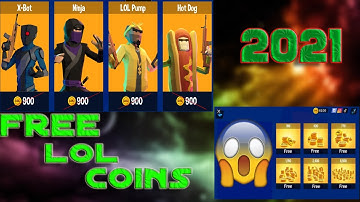 Get all the skins in 1v1. lol for free... part 5