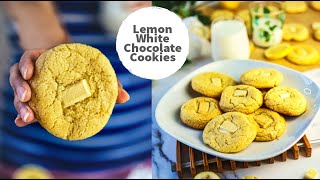 How to Make Lemon White Chocolate Cookies - Easy Holiday Cookie