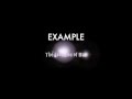EXAMPLE - The Evolution of Man (Explicit)