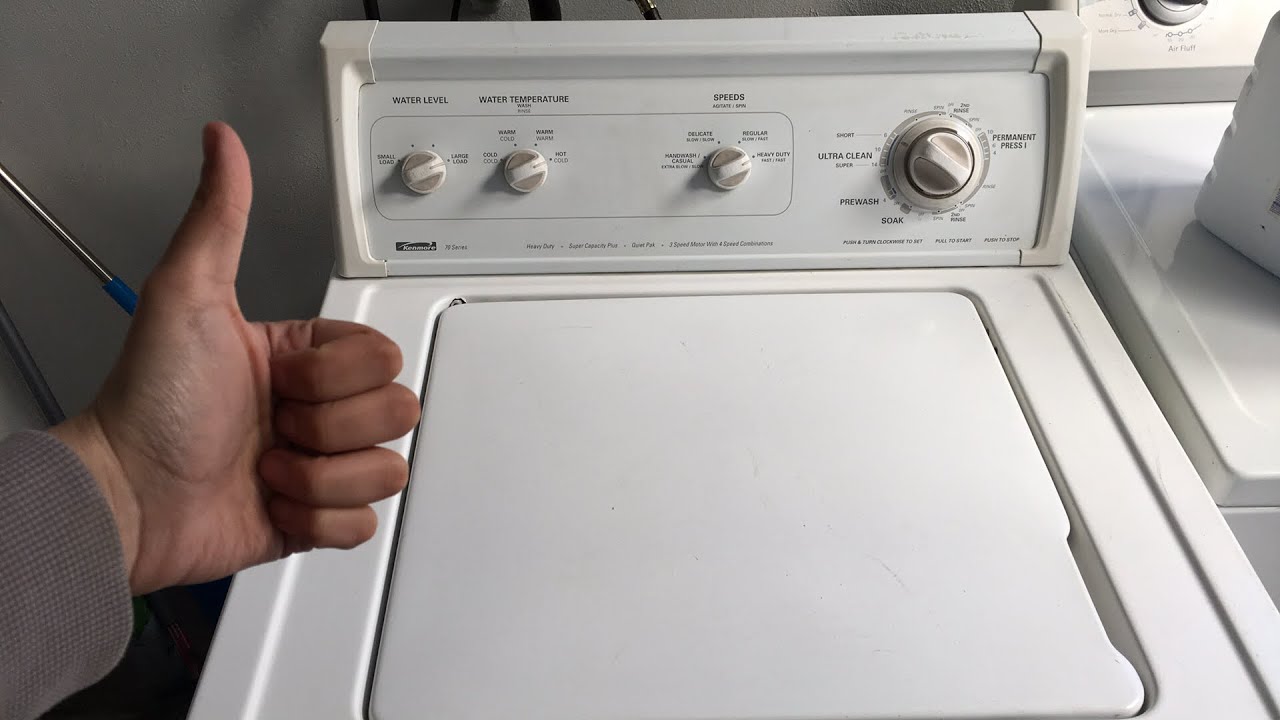 Lavadoras Kenmore 70 Series Son Las Mejores y Fáciles de Reparar - YouTube
