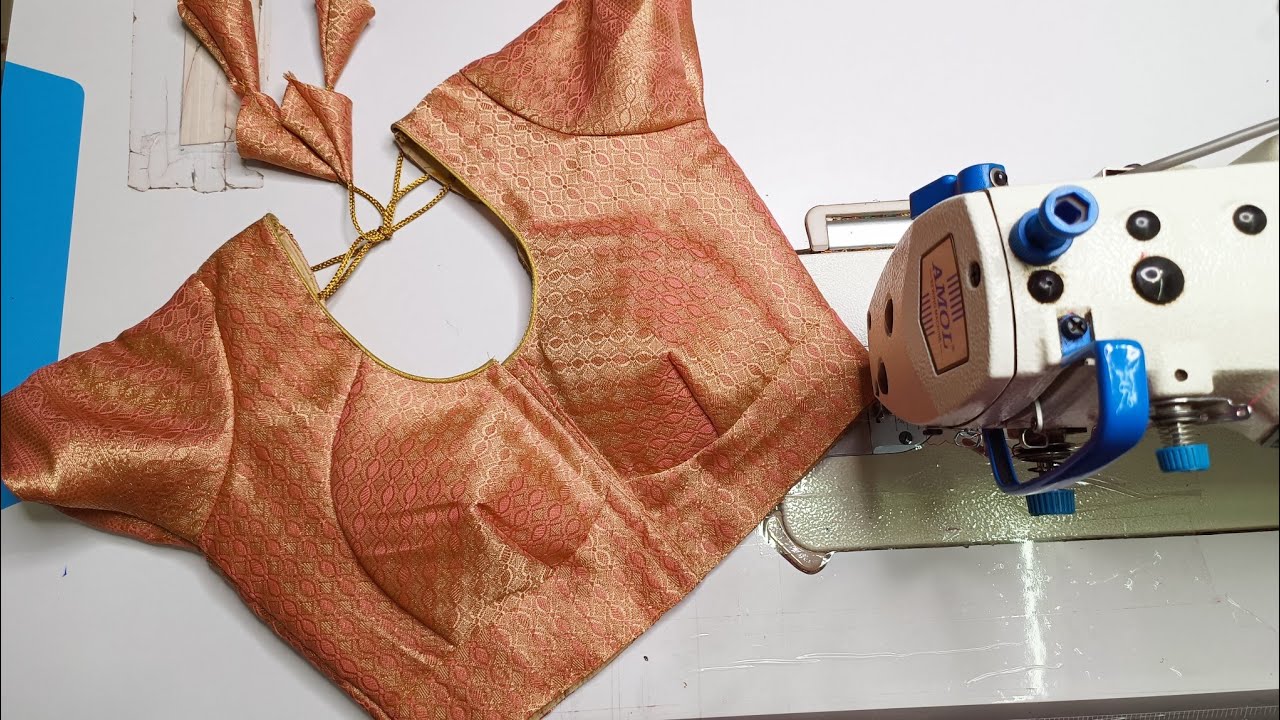 30 साईज कटोरी ब्लाऊज चे संपूर्ण शिलाई एकदम सोप्या पद्धतीमध्ये || 36 size katori blouse stiching