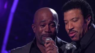 Darius Rucker and Lionel Richie Stuck On You...