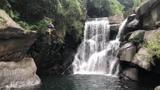 桃園微溯溪跳水後空翻高義瀑布群