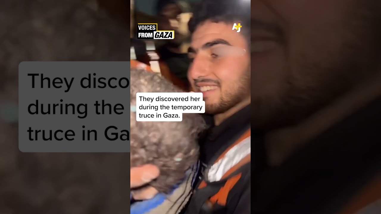 This miracle baby was pulled from a bombed house in  Gaza