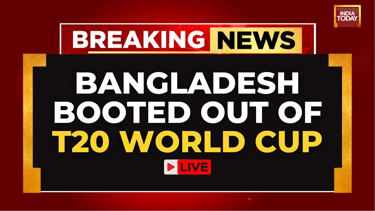 LIVE | T20 World Cup 2026: Bangladesh Out Of ICC T20WC in India | ICC Decision | India Today LIVE
