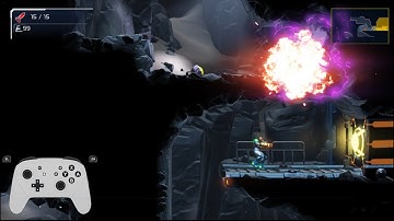 Metroid Dread - Early Phantom Cloak Pseudo-wave with input viewer