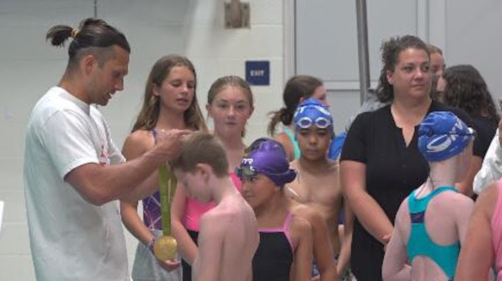Local swimmers learn from USA Olympic medalist Cody Miller