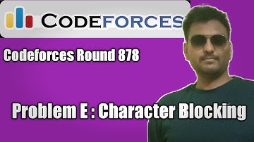 Codeforces Round 878 : Problem- E. Character Blocking || Nice Concept used