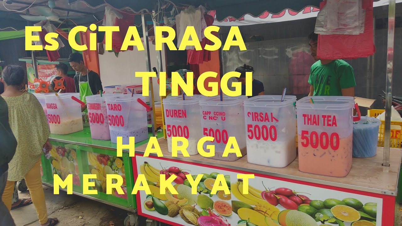 Foodji Vlog Jajanan  Es Cita Rasa Tinggi Harga  Rp 5000  