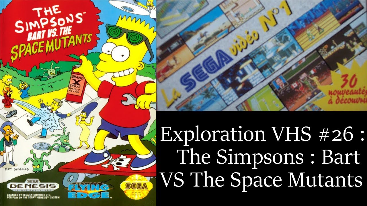 The Simpsons Bart Vs. the Space Mutant - Sega Megadrive | Achetez sur