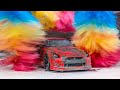 Nissan GTR 1/18 - Small CarWash - Restoration Abandoned - Drift Slow Motion - Offroad