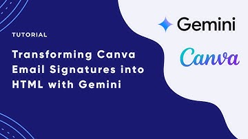How to Convert Canva Email Signatures to HTML Using Gemini