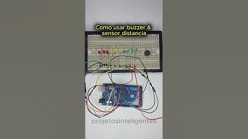 Como usar um sensor ultrassonico com buzzer  #dicas #arduino #learning