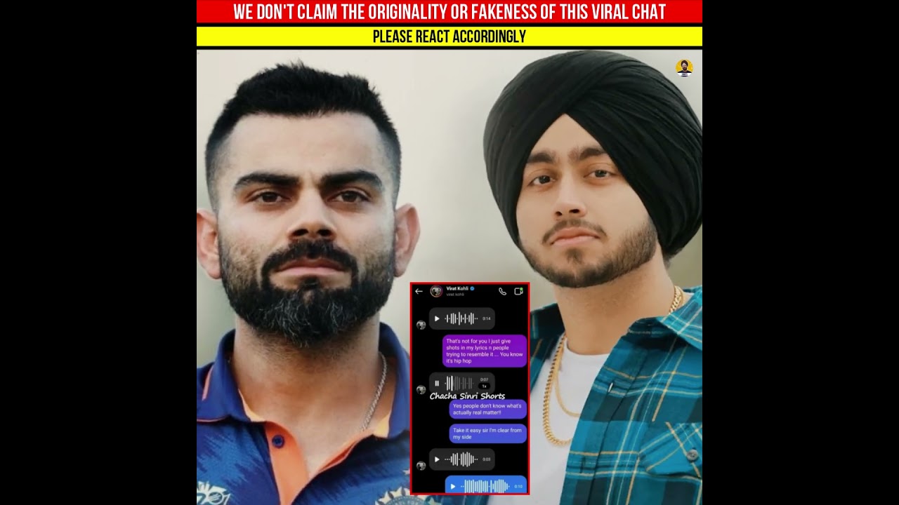 Viral Chat Between SHUBH And VIRAT KOHLI !