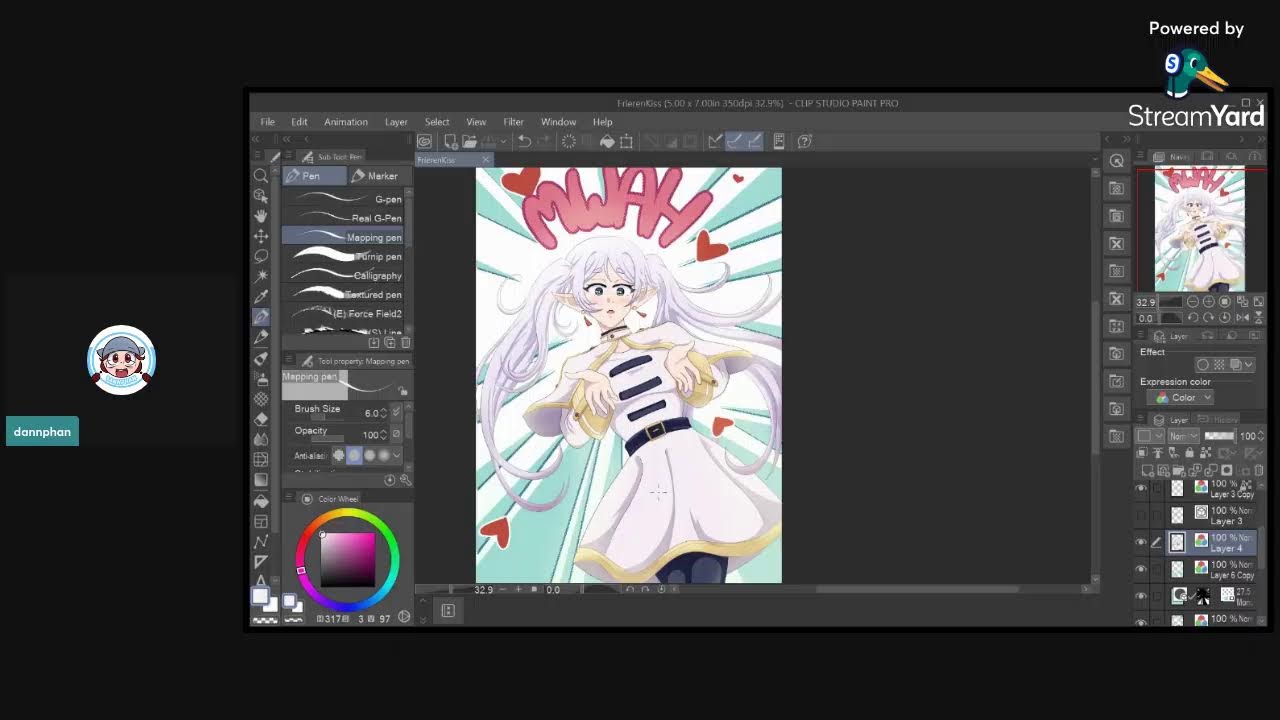 Drawing with Dannphan (8) – Frieren Art
